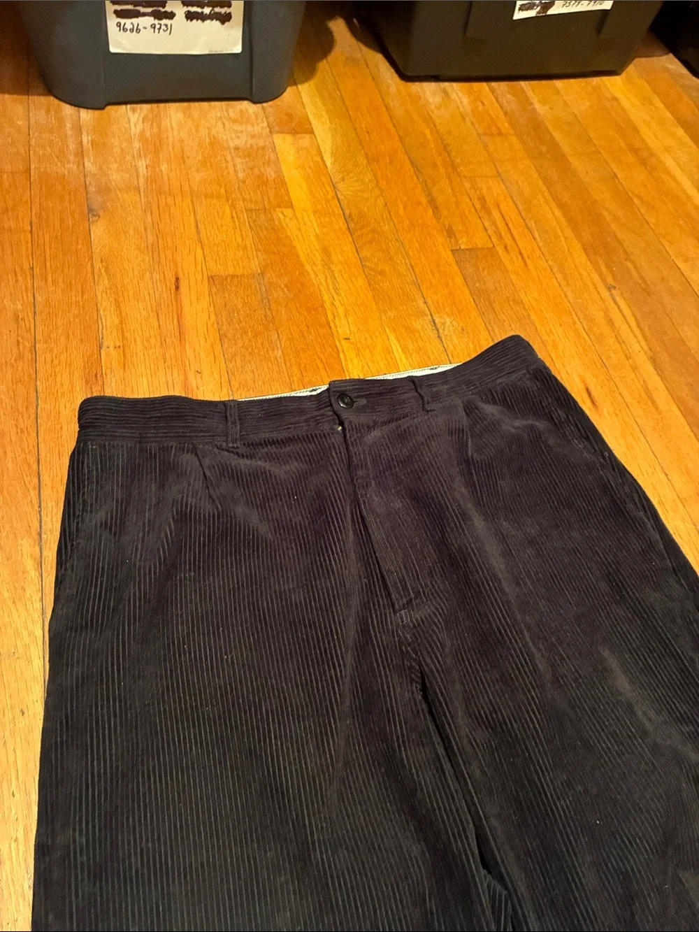 Alex Mill Heavyweight Corduroy Pants in Black, Men’s size 32L / 32x32